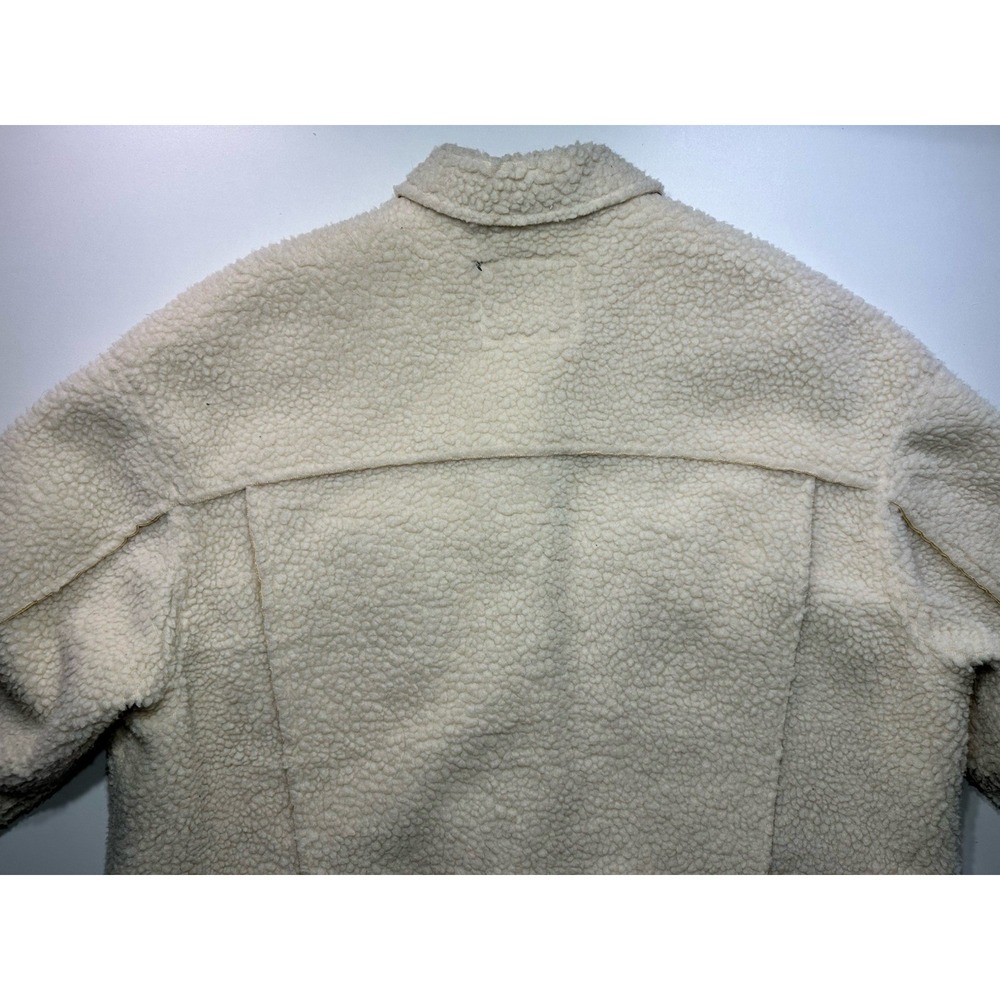 American Eagle Outfitters‎ Lined Faux Sherpa Trucker Jacket Size Large - Picture 7 of 12